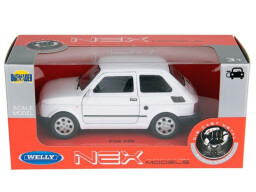 Welly Fiat 126 Maluch 1:34 bílá